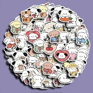 Yowoyowoo Korean Super Cute Dog Stickers (25‎ Piece) SO SO CUTE!